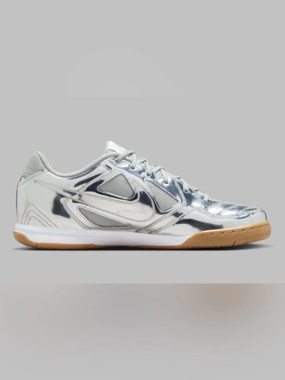 NEW Nike Gato LV8 Chrome Metallic Silver Gum IB3566-001 Mens Shoes 9.5-13